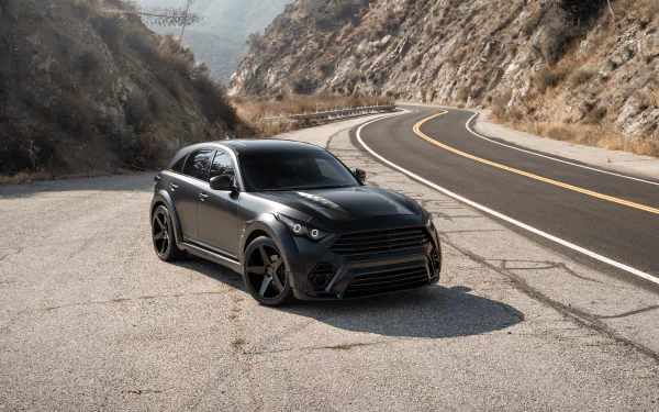 SUV vehicle Infiniti QX70 HD Desktop Wallpaper | Background Image
