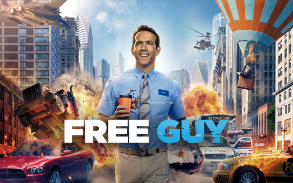 Ryan Reynolds movie Free Guy HD Desktop Wallpaper | Background Image