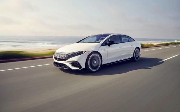 electric car Mercedes-AMG EQS 53 4MATIC vehicle Mercedes-AMG E 53 HD Desktop Wallpaper | Background Image