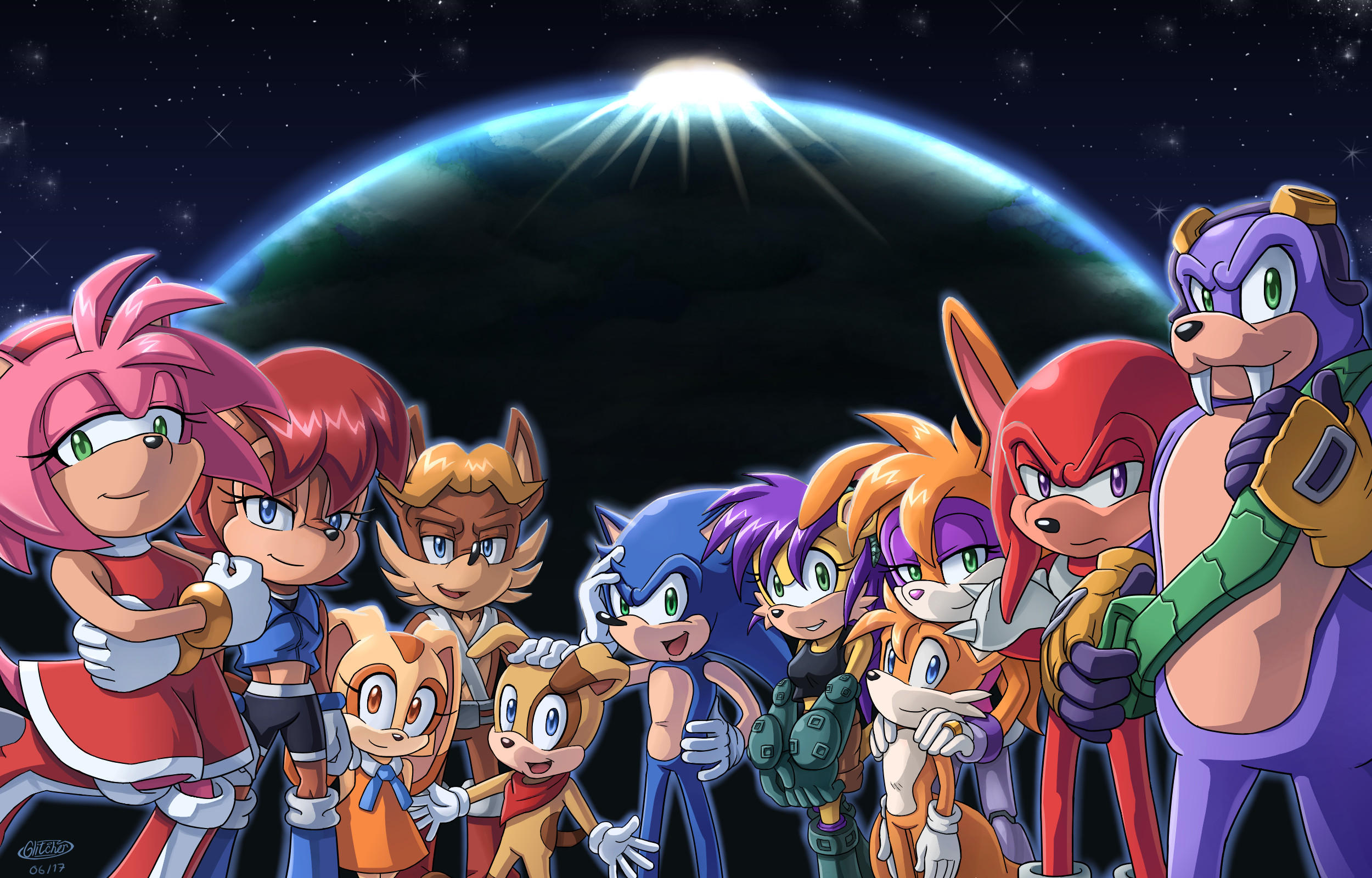 Comics Sonic the Hedgehog HD Wallpaper by glitcher