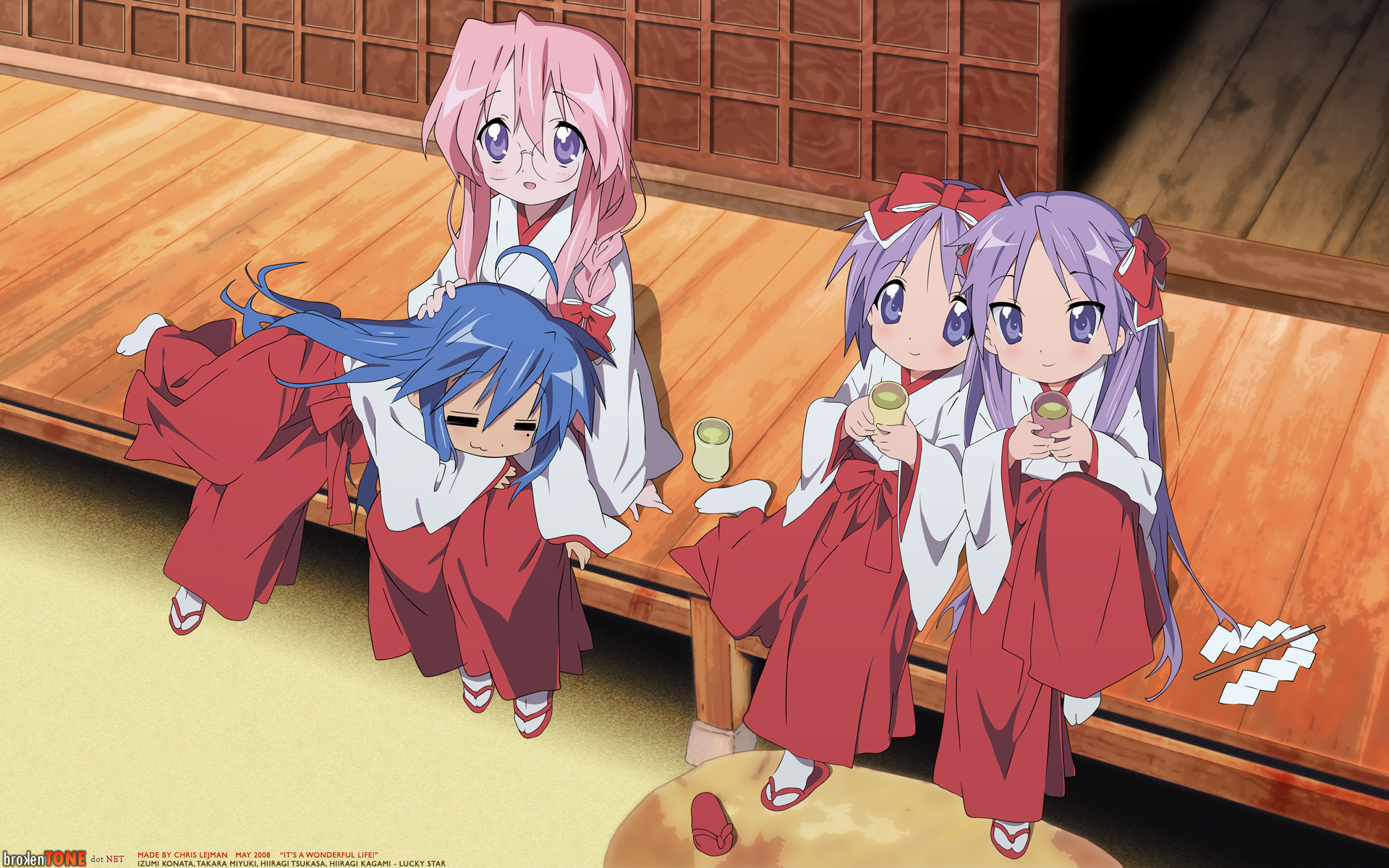 Download Anime Lucky Star HD Wallpaper