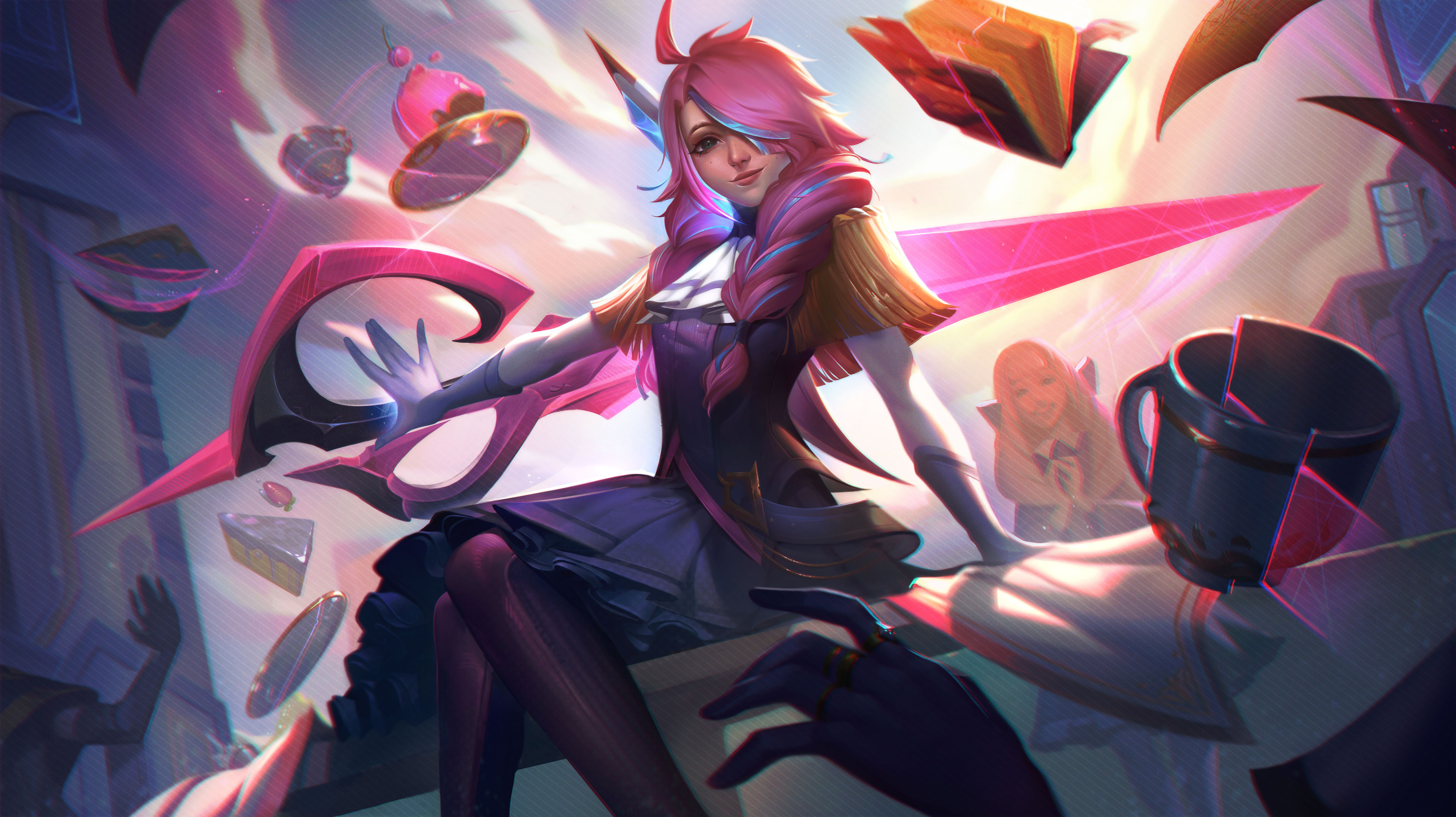 4K Pc Wallpaper League of Legends Fan Art Gwen