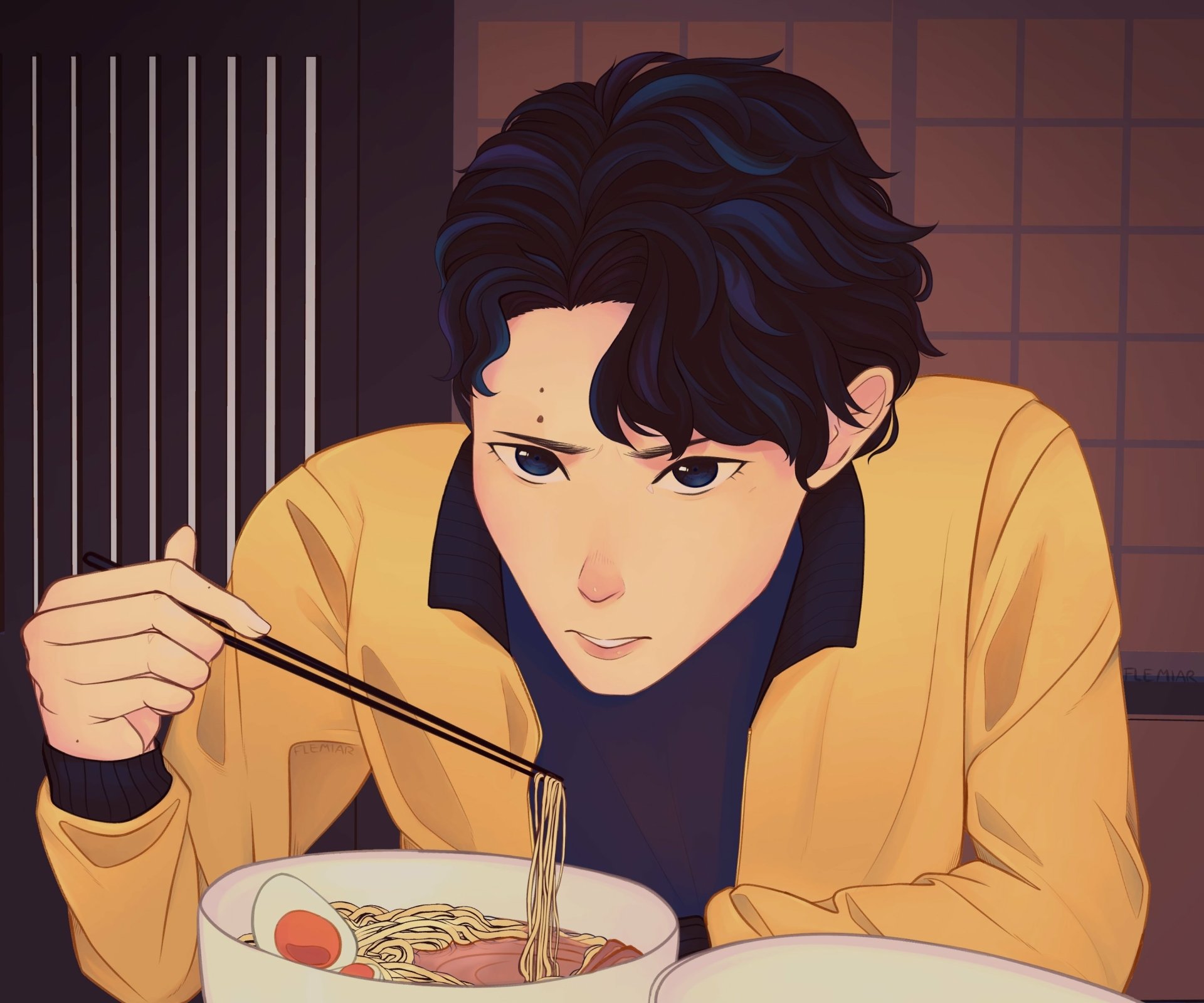 Download Kiyoomi Sakusa Anime Haikyū!! HD Wallpaper