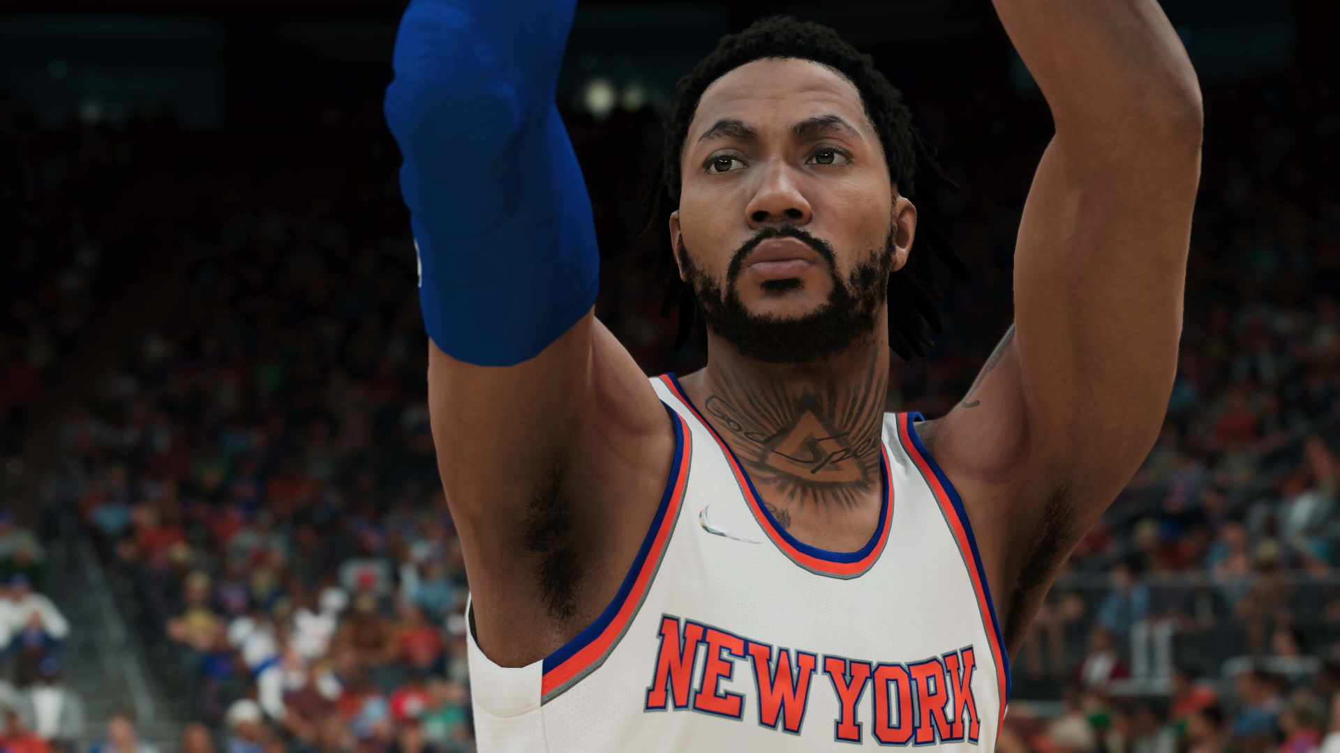 Download Derrick Rose Video Game NBA 2K22 HD Wallpaper