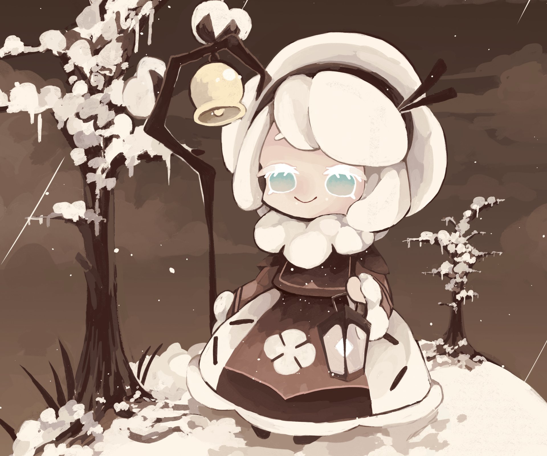 Download Cotton Cookie (Cookie Run) Video Game COOKIE RUN: KINGDOM HD Wallpaper