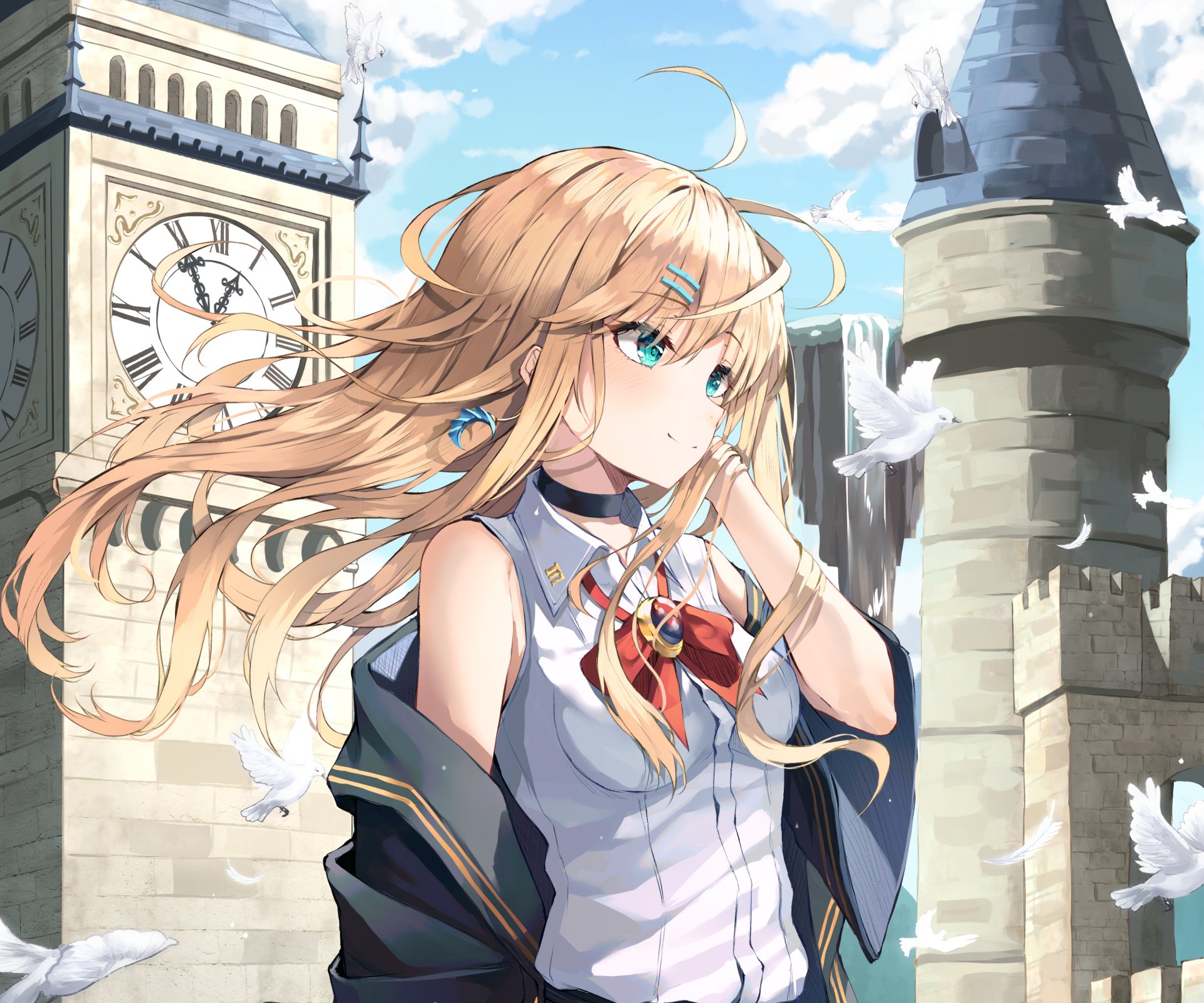 Download Blonde Anime Girl Anime Girl HD Wallpaper