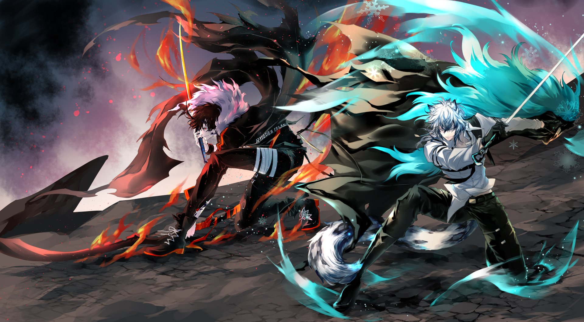 Download Flamebringer (Arknights) SilverAsh (Arknights) Video Game Arknights 4k Ultra HD Wallpaper