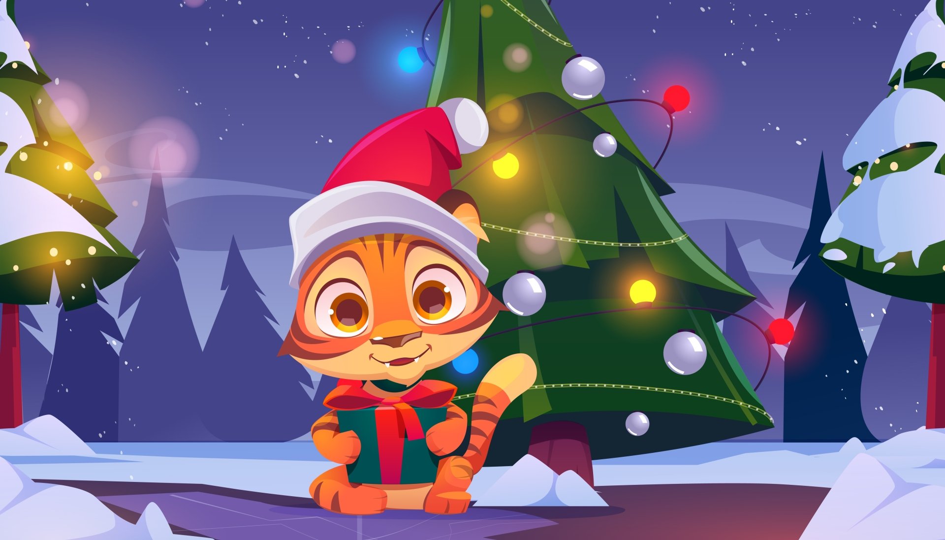 Download Baby Animal Year Of The Tiger Holiday Chinese New Year 4k Ultra HD Wallpaper