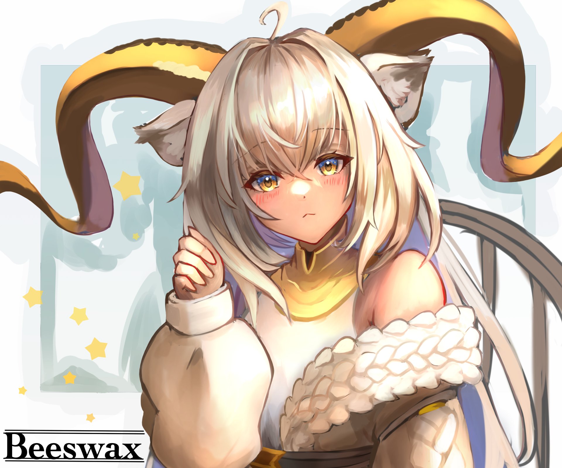 Download Horns Beeswax (Arknights) Video Game Arknights HD Wallpaper