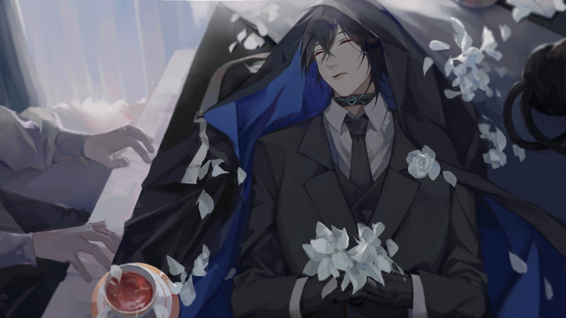 Download Phantom (Arknights) Video Game Arknights HD Wallpaper