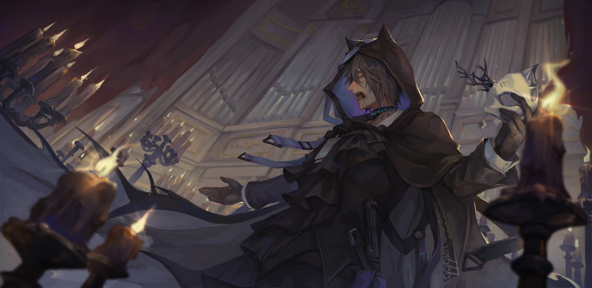 Download Phantom (Arknights) Video Game Arknights 4k Ultra HD Wallpaper