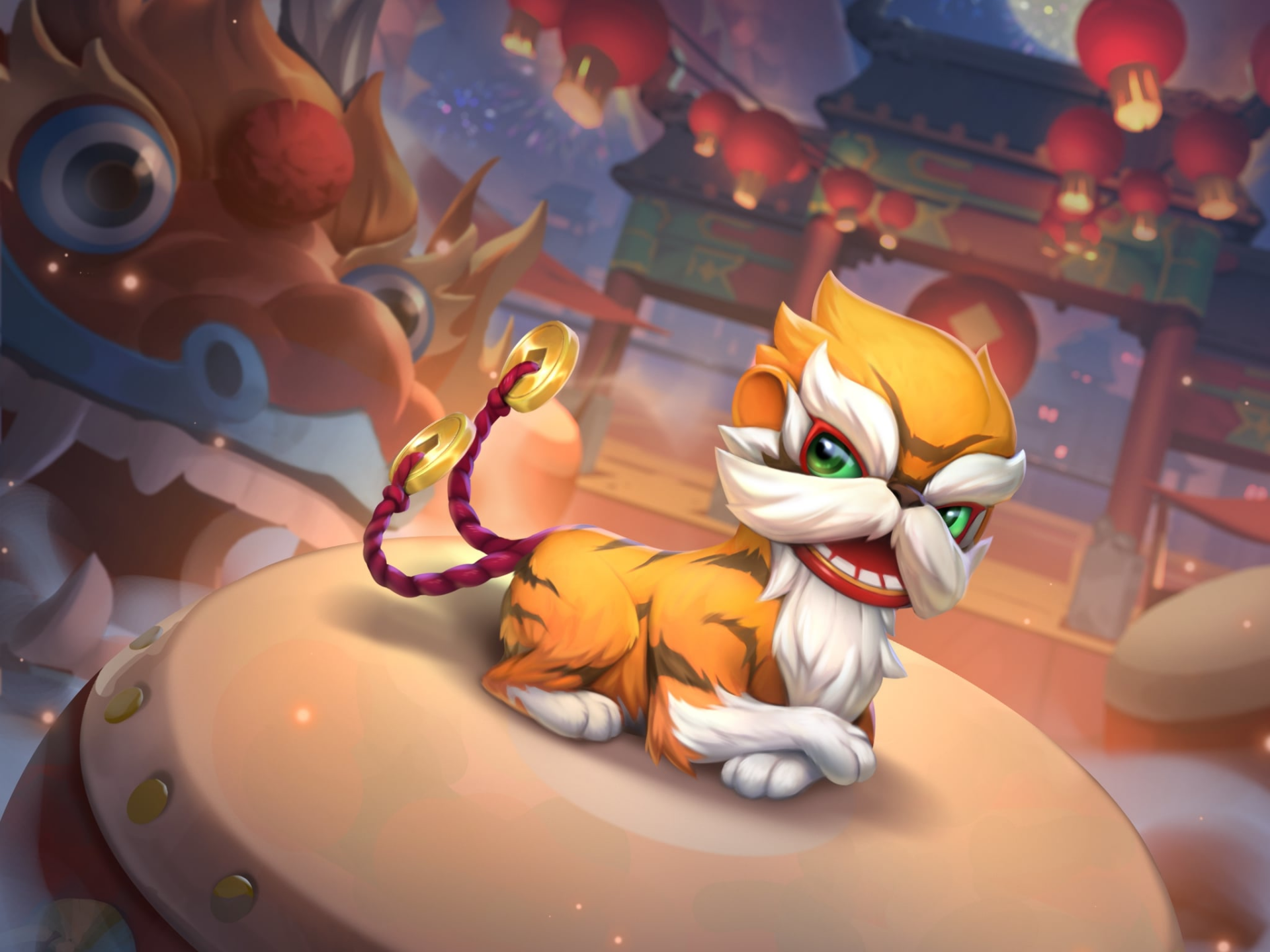 Download Year Of The Tiger Video Game League Of Legends HD Wallpaper