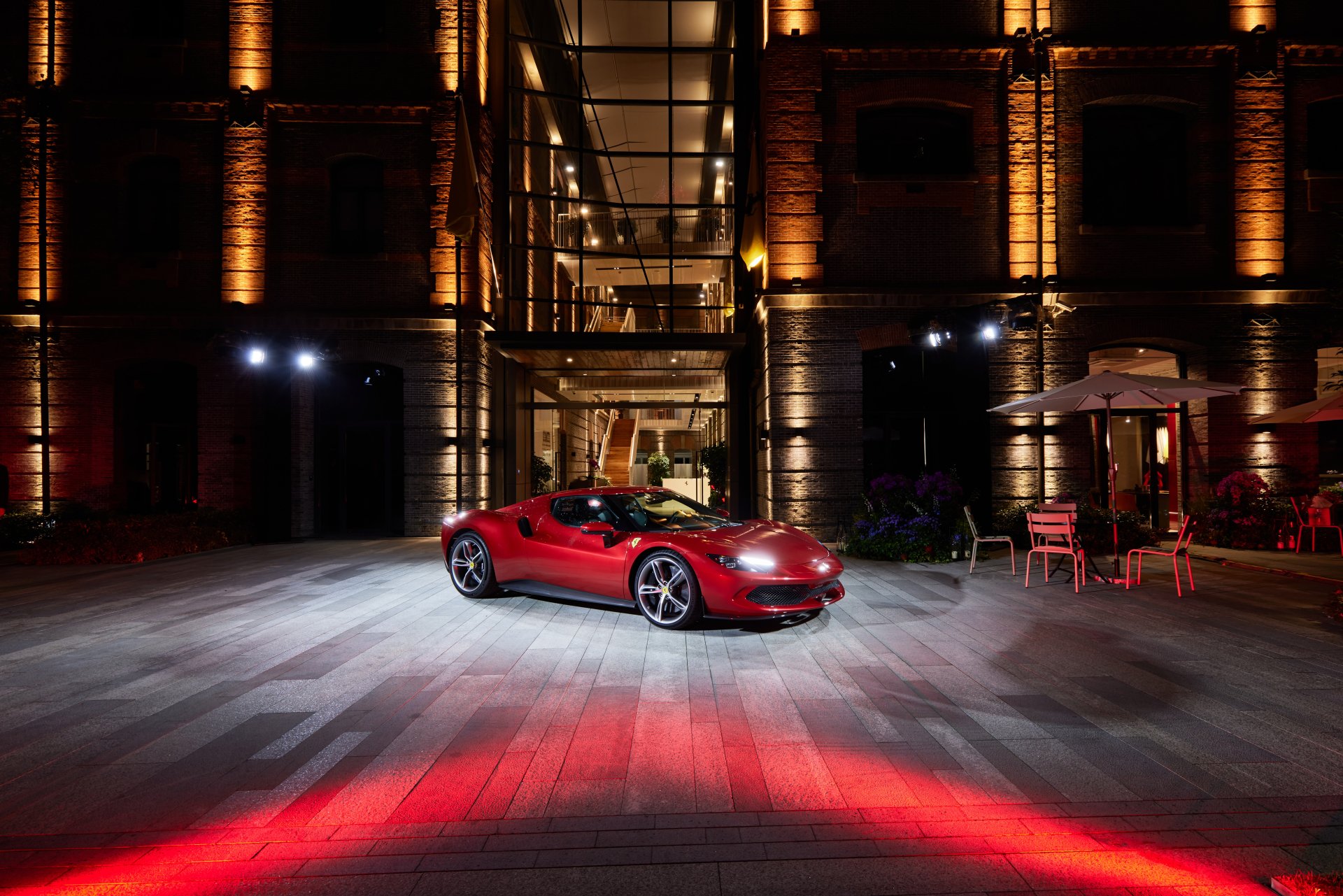 Download Supercar Vehicle Ferrari 296 GTB Ferrari 8k Ultra HD Wallpaper