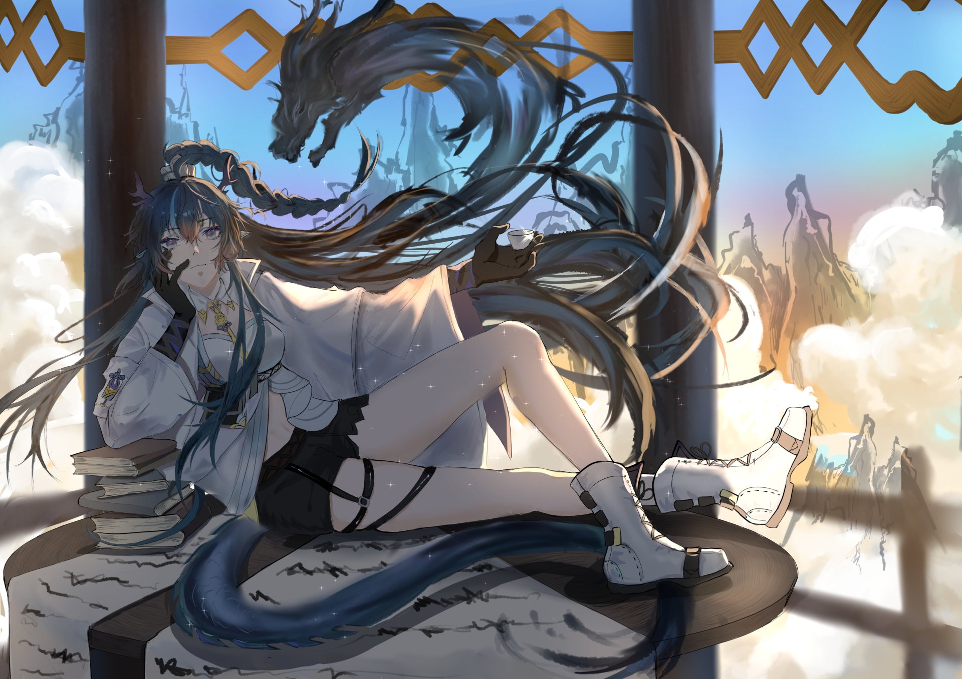 Download Ling (Arknights) Video Game Arknights HD Wallpaper | 3508x2480 ...