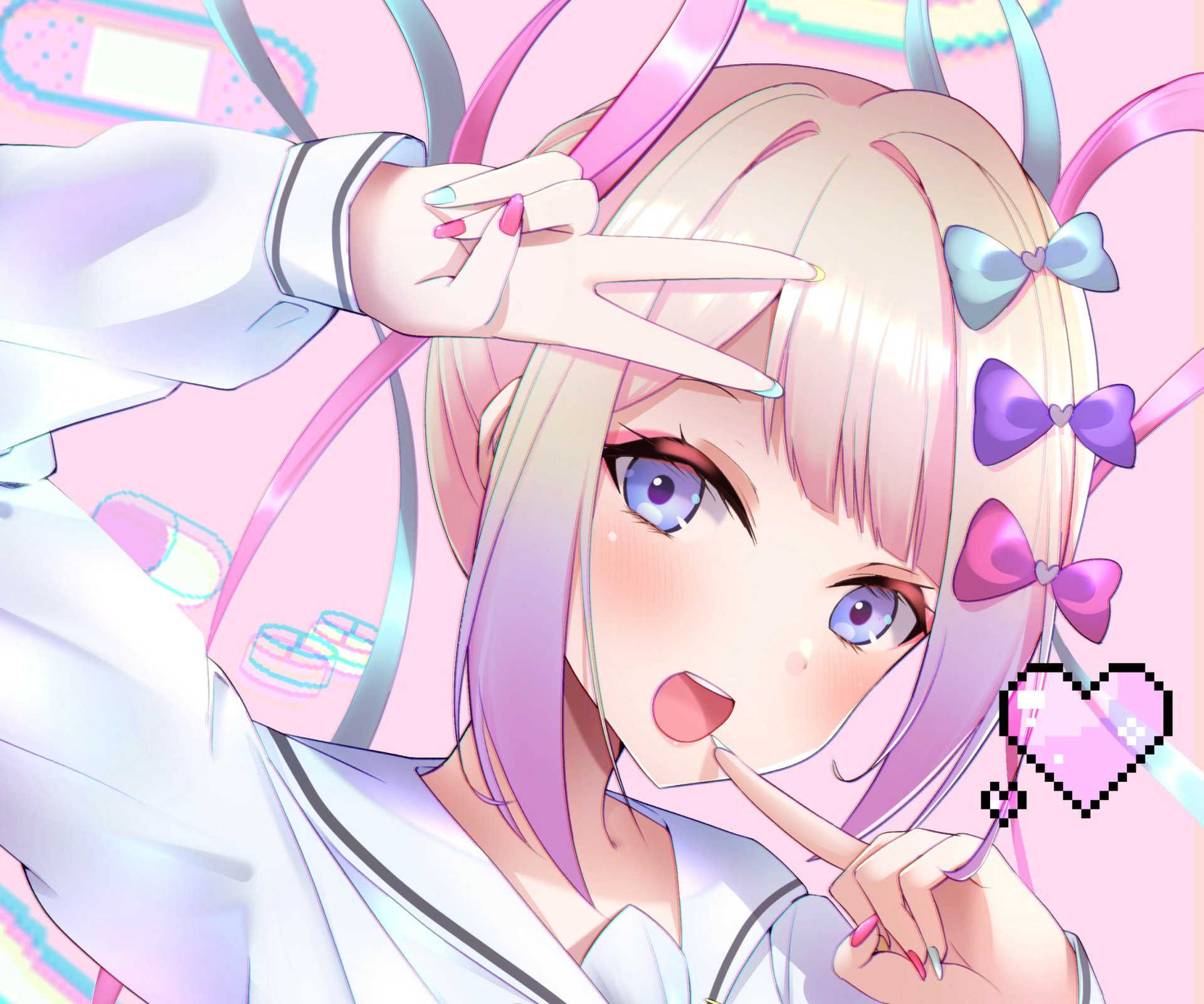 Download OMGkawaiiAngel-chan Video Game NEEDY GIRL OVERDOSE HD Wallpaper