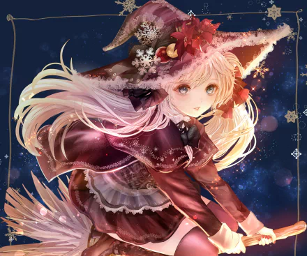 witch Anime girl anime girl HD Desktop Wallpaper | Background Image