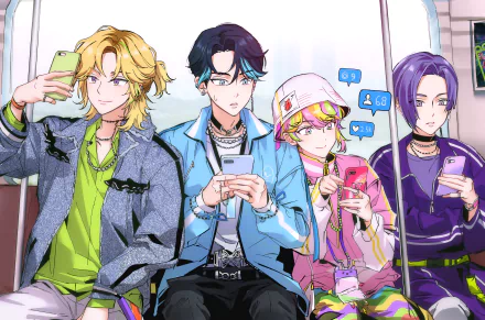 Toma Hikage Shogo Yamato Kantaro Misuji Aoi Kureha Anime Paradox Live HD Desktop Wallpaper | Background Image