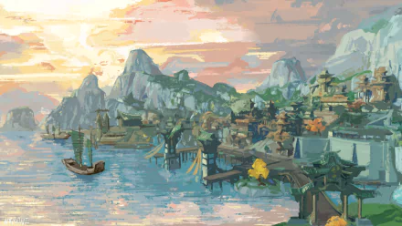 scenery video game Genshin Impact HD Desktop Wallpaper | Background Image