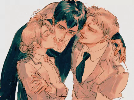 Reiner Braun Bertolt Hoover Annie Leonhart Anime Attack on Titan HD Desktop Wallpaper | Background Image