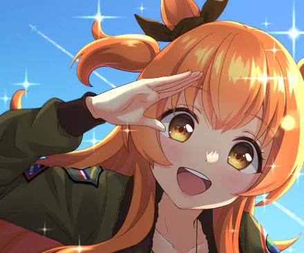 Mayano Top Gun Anime Uma Musume: Pretty Derby HD Desktop Wallpaper | Background Image