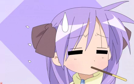 Kagami Hiiragi Anime Lucky Star HD Desktop Wallpaper | Background Image