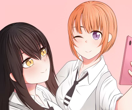 Hana Yurikawa Miko Yotsuya Anime Mieruko-chan HD Desktop Wallpaper | Background Image