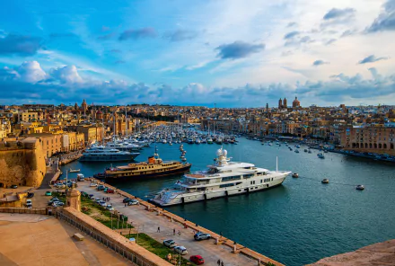 malta man made harbor HD Desktop Wallpaper | Background Image