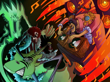 Scratchmen Apoo Brook (One Piece) Anime One Piece HD Desktop Wallpaper | Background Image
