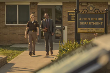 Malcolm Goodwin Willa Fitzgerald TV Show Reacher HD Desktop Wallpaper | Background Image