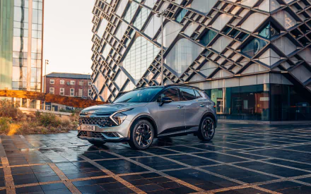 SUV Kia Sportage HEV AWD GT-Line S vehicle Kia Sportage HD Desktop Wallpaper | Background Image