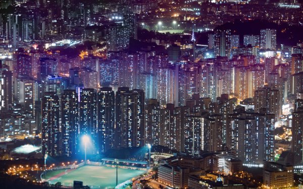 Man Made Hong Kong Cities China Building Skyscraper HD Wallpaper | Background Image