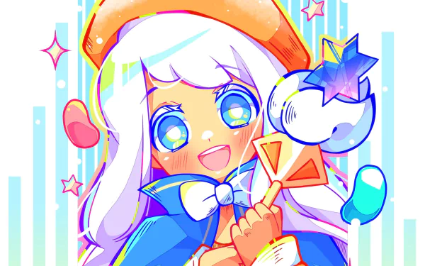 Cream Puff Cookie (Cookie Run) video game COOKIE RUN: KINGDOM HD Desktop Wallpaper | Background Image