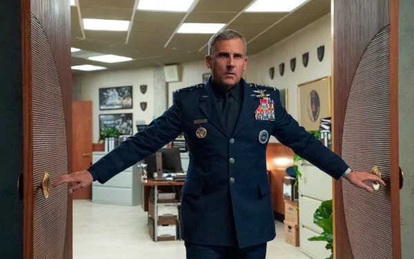 Mark R. Naird Steve Carell TV Show Space Force HD Desktop Wallpaper | Background Image