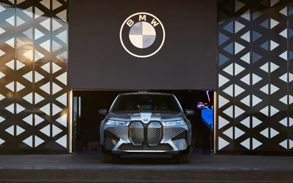 SUV vehicle BMW iX Flow HD Desktop Wallpaper | Background Image