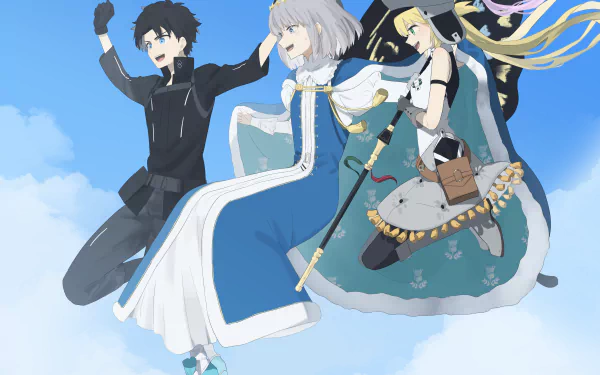 Oberon (Fate/Grand Order) Pretender (Fate/Grand Order) Saber (Fate Series) Ritsuka Fujimaru Artoria Caster Anime Fate/Grand Order HD Desktop Wallpaper | Background Image