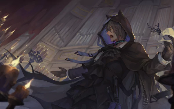 Phantom (Arknights) video game Arknights HD Desktop Wallpaper | Background Image