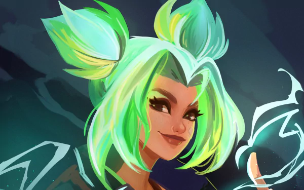 Zeri (League Of Legends) video game League Of Legends HD Desktop Wallpaper | Background Image