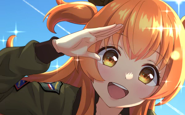 Mayano Top Gun Anime Uma Musume: Pretty Derby HD Desktop Wallpaper | Background Image