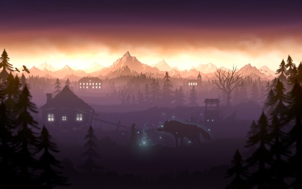 Fantasy Magic Wolf HD Wallpaper | Background Image