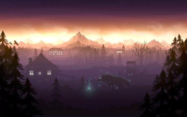 wolf fantasy magic HD Desktop Wallpaper | Background Image