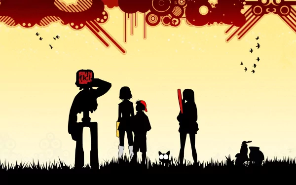 Anime FLCL HD Desktop Wallpaper | Background Image