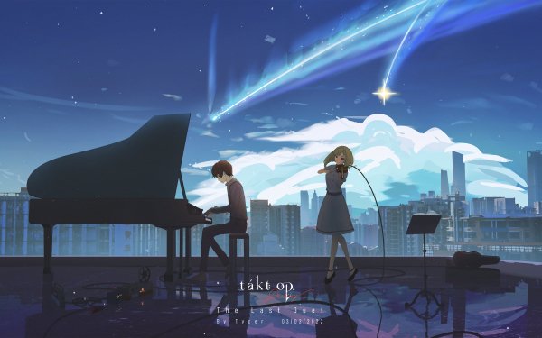 Anime Takt Op. Destiny Cosette Schneider Takt Asahina HD Wallpaper | Background Image