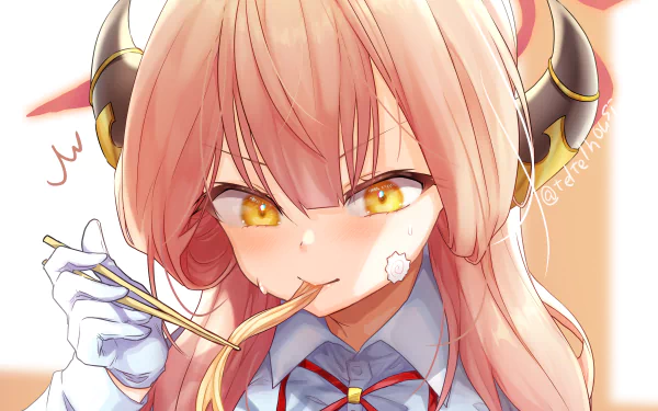 Rikuhachima Aru video game Blue Archive HD Desktop Wallpaper | Background Image