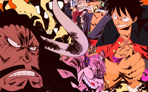 One Piece: Two Years Later Trafalgar Law Roronoa Zoro Monkey D. Luffy Killer (One Piece) Kaido (One Piece) Eustass Kid Charlotte Linlin Anime One Piece HD Desktop Wallpaper | Background Image