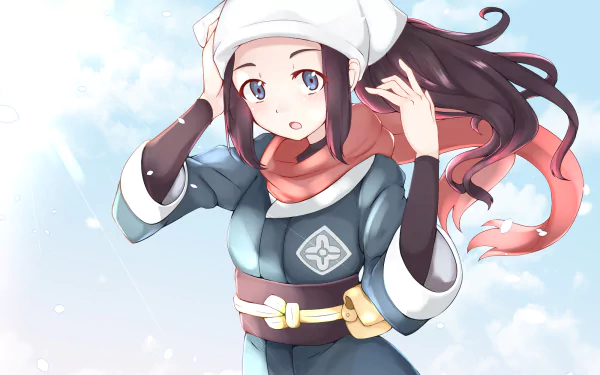 Akari (Pokémon) video game Pokémon Legends: Arceus HD Desktop Wallpaper | Background Image