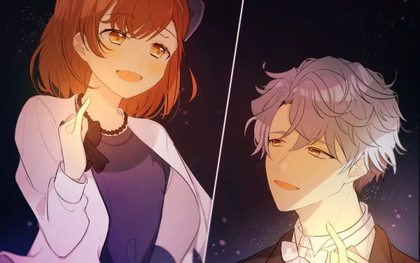 Ichinose Ginga Yui Asahina video game Kiniro no Corda ~Starlight Orchestra~ HD Desktop Wallpaper | Background Image