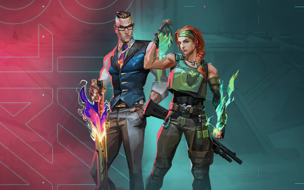 Chamber (Valorant) Skye (Valorant) video game Valorant HD Desktop Wallpaper | Background Image