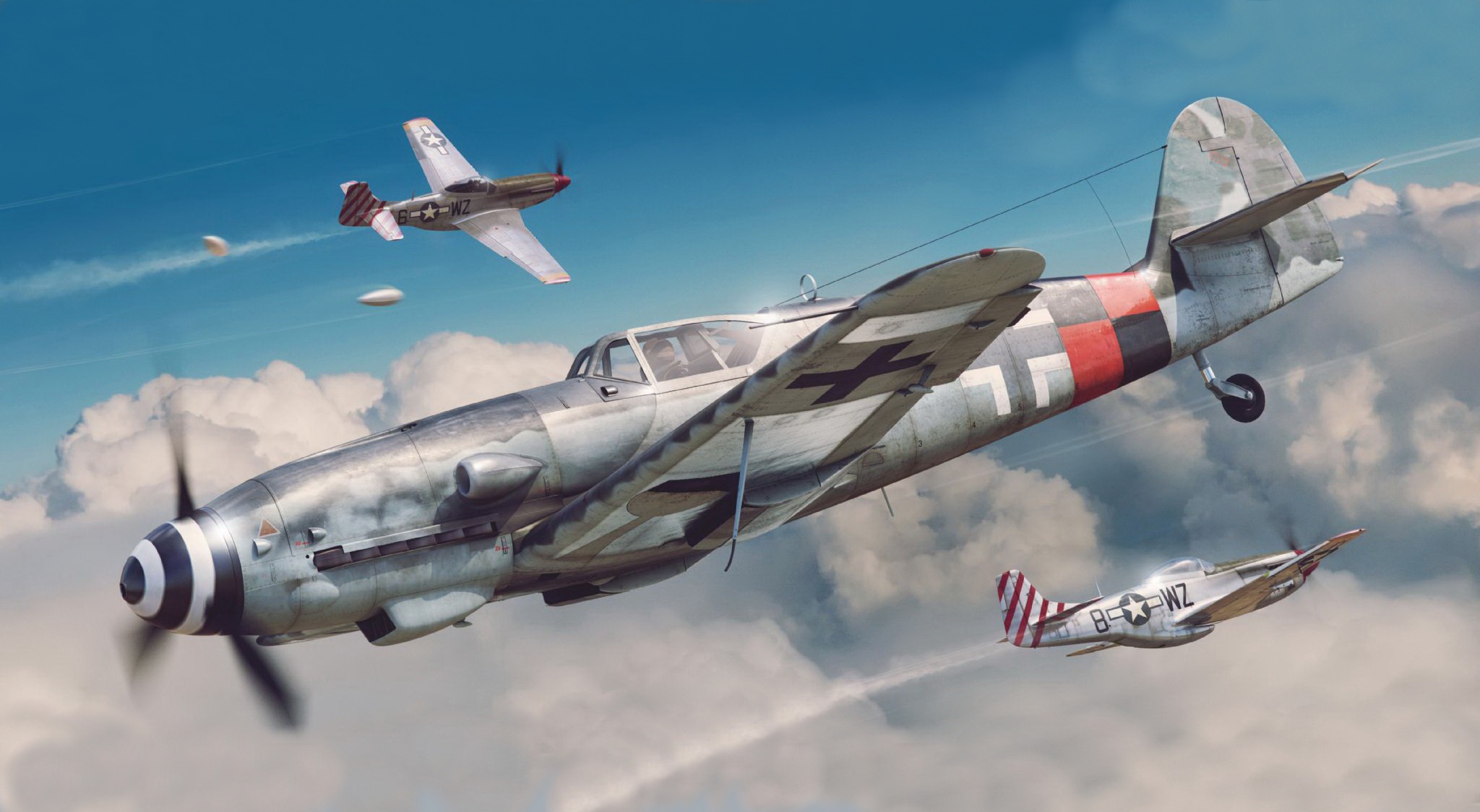 Download Luftwaffe Wehrmacht Military Messerschmitt Bf 109 HD Wallpaper ...