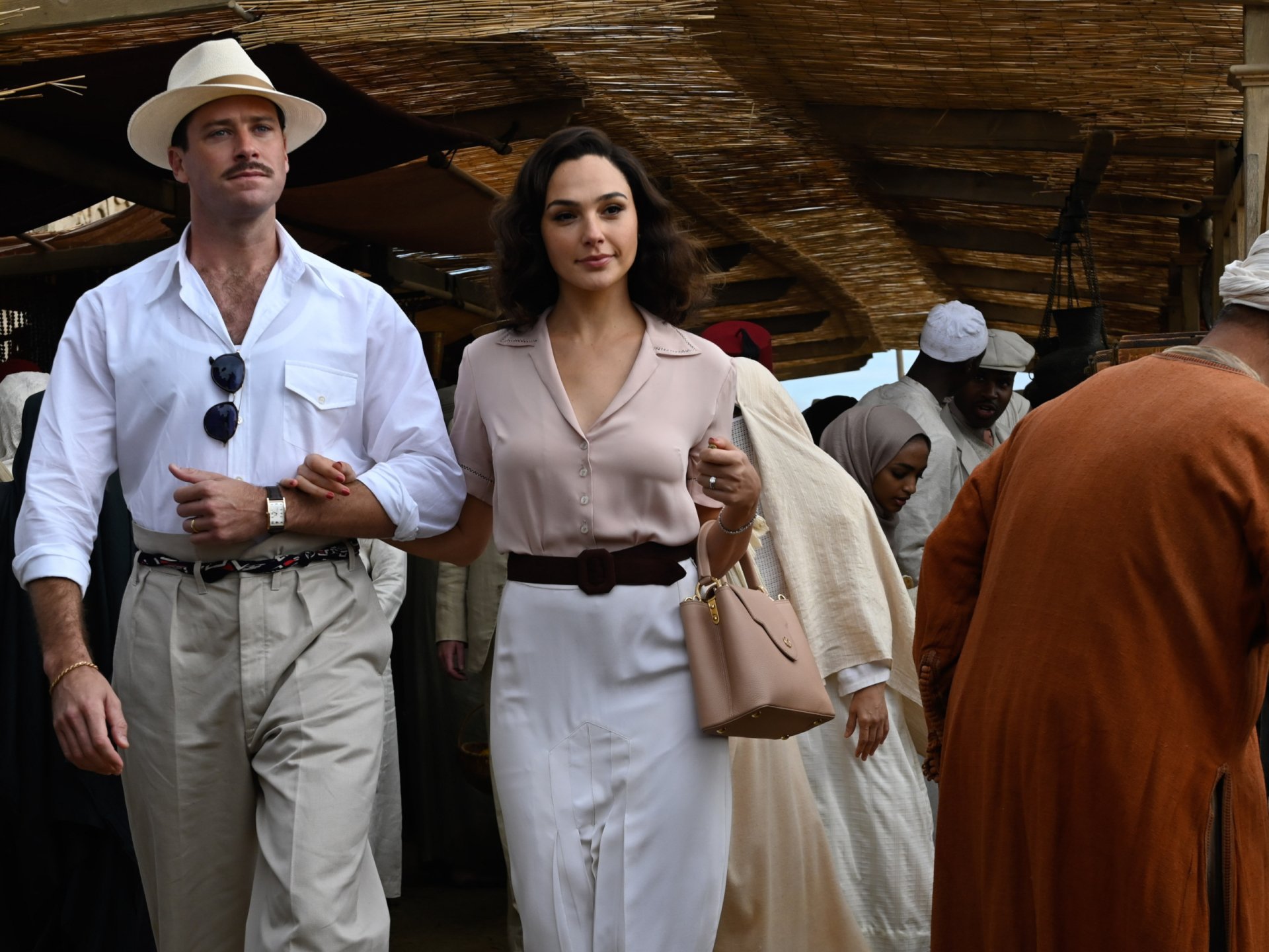 Download Armie Hammer Gal Gadot Movie Death On The Nile (2022) HD Wallpaper
