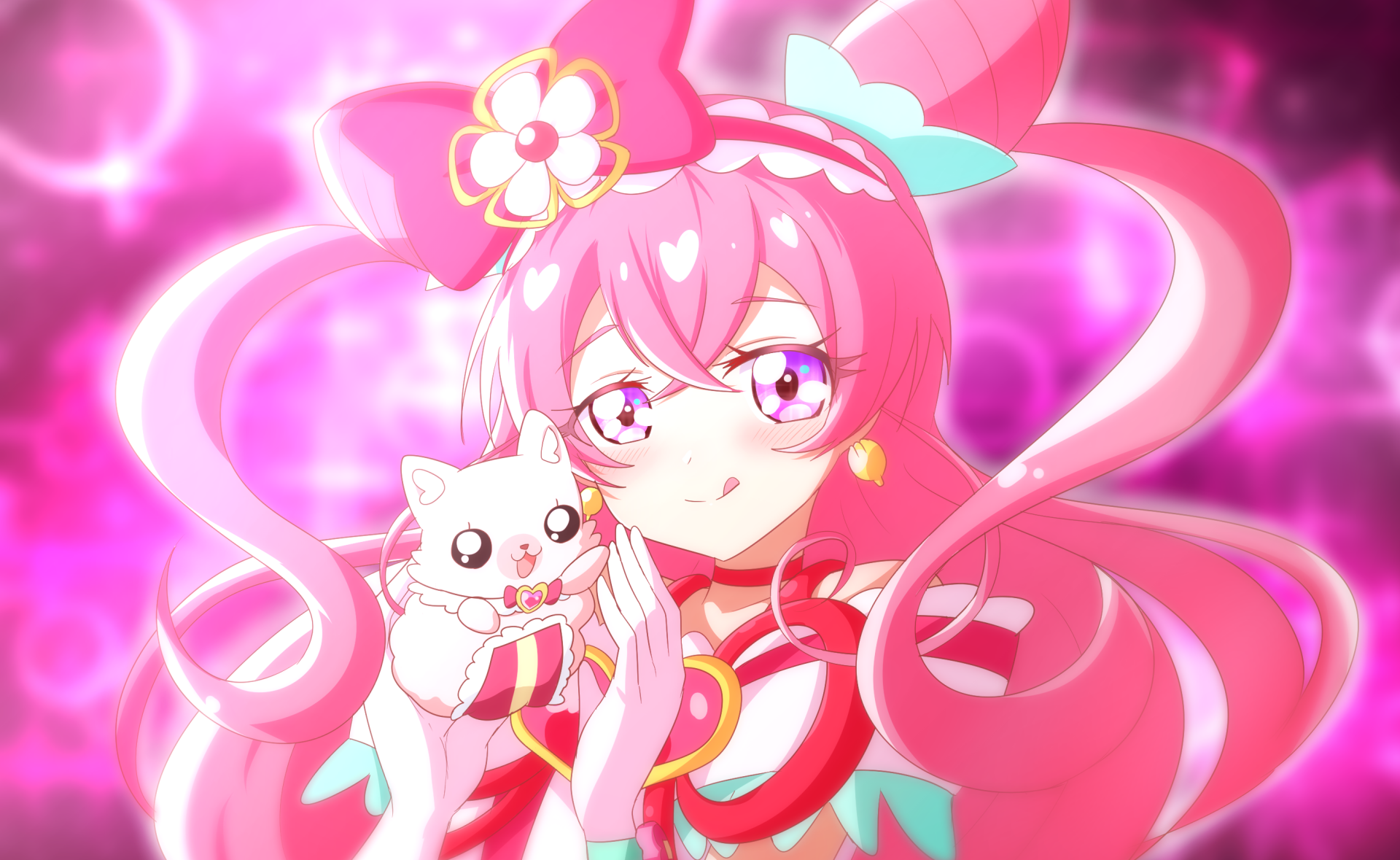 Download Nagomi Yui Kome-Kome (Pretty Cure) Cure Precious Anime Delicious Party Precure HD Wallpaper